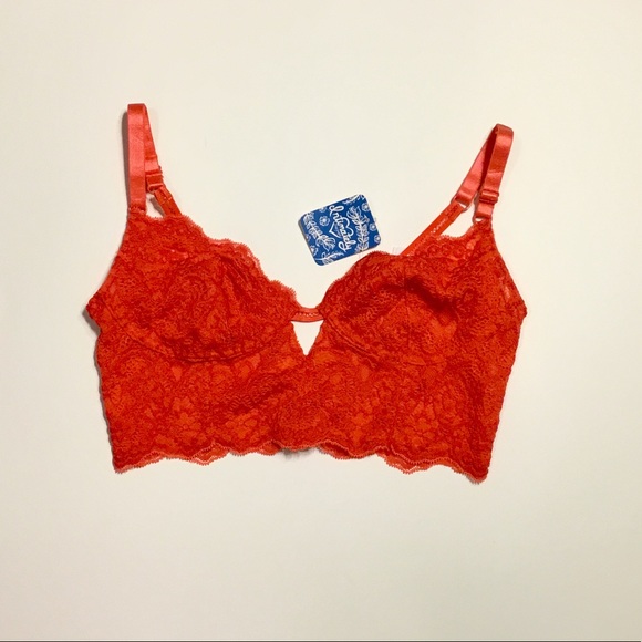 Free People Other - Free People Intimately bra red lace.